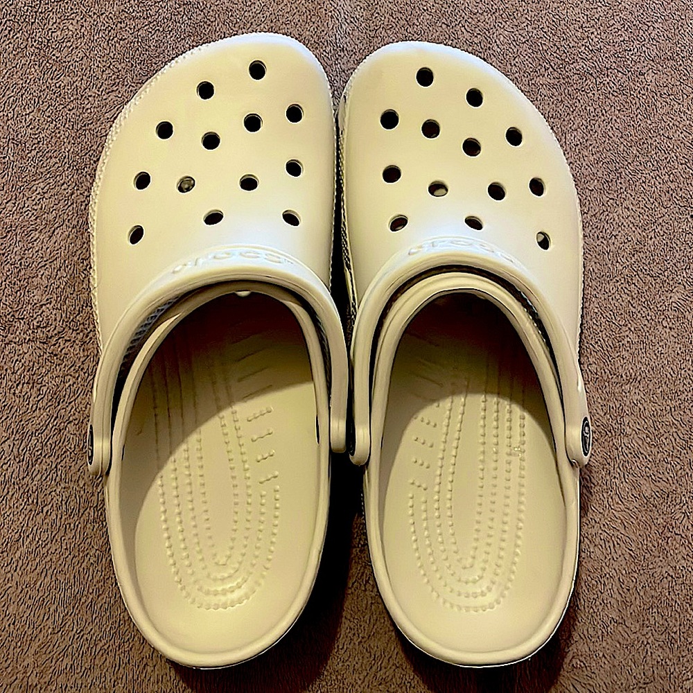 crocs cream color